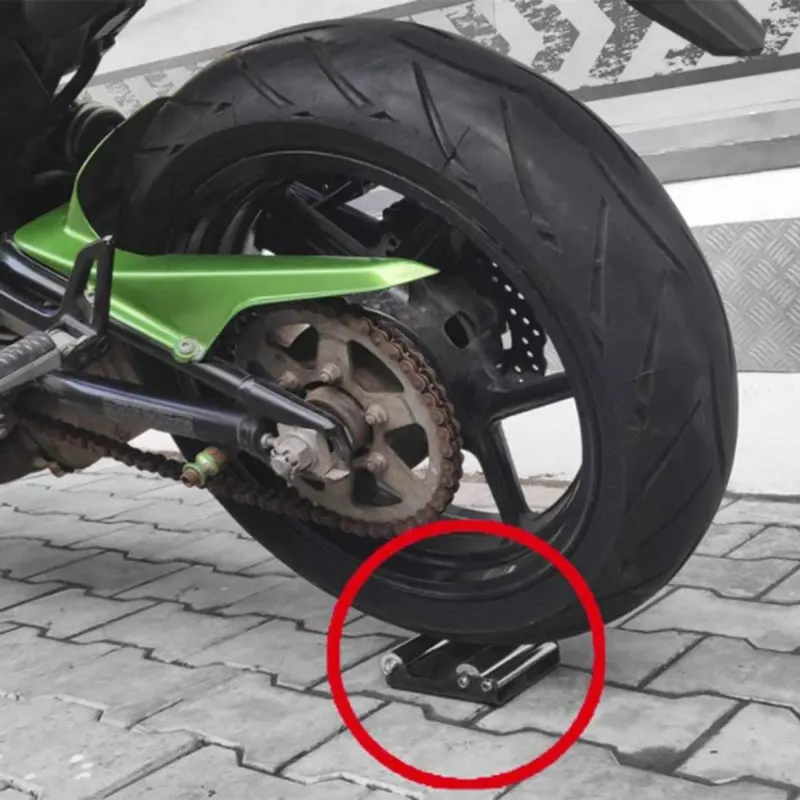 Motorcycle Universal Tire Cleaning Stand Tyre Wash Bracket Portable Chain Clean Durable Roller Ramp Lift For KTM Kawasaki Suzuki