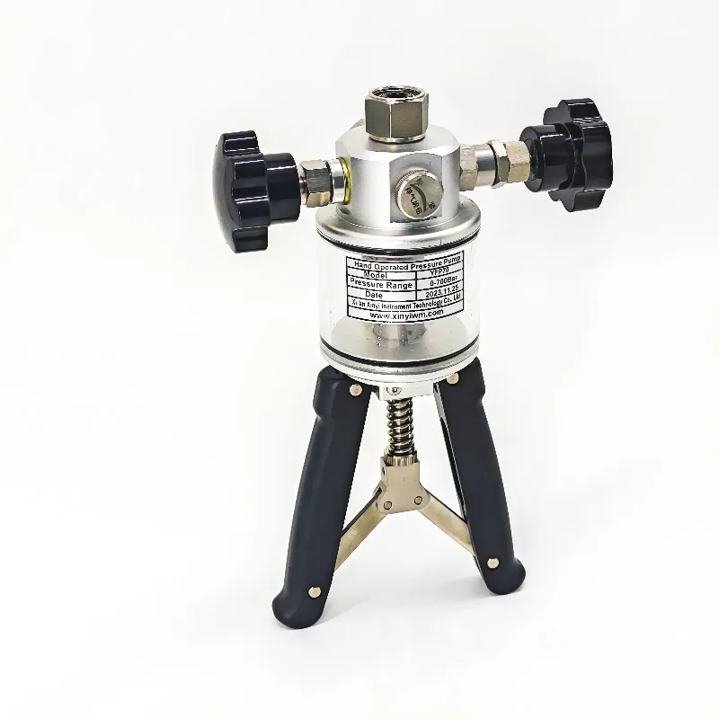 مصنع الساخن بيع يده معاير الضغط المحمولة مضخة يدوية الضغط Calibrator700Bar الفولاذ المقاوم للصدأ اختبار الضغط