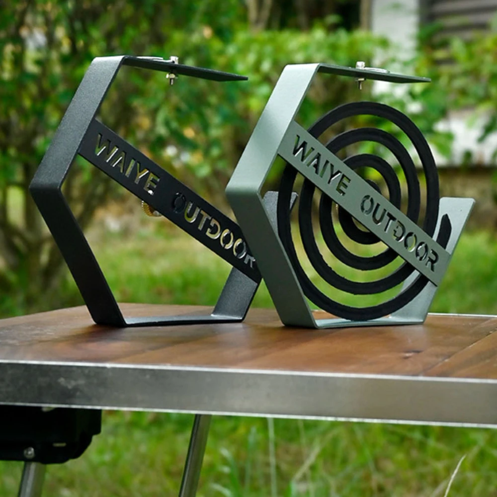

Outdoor Mosquito Coil Holder Hanging Tray for Camping Hiking Travel Portable Insect Repellent Stand Camp Gear Accessories