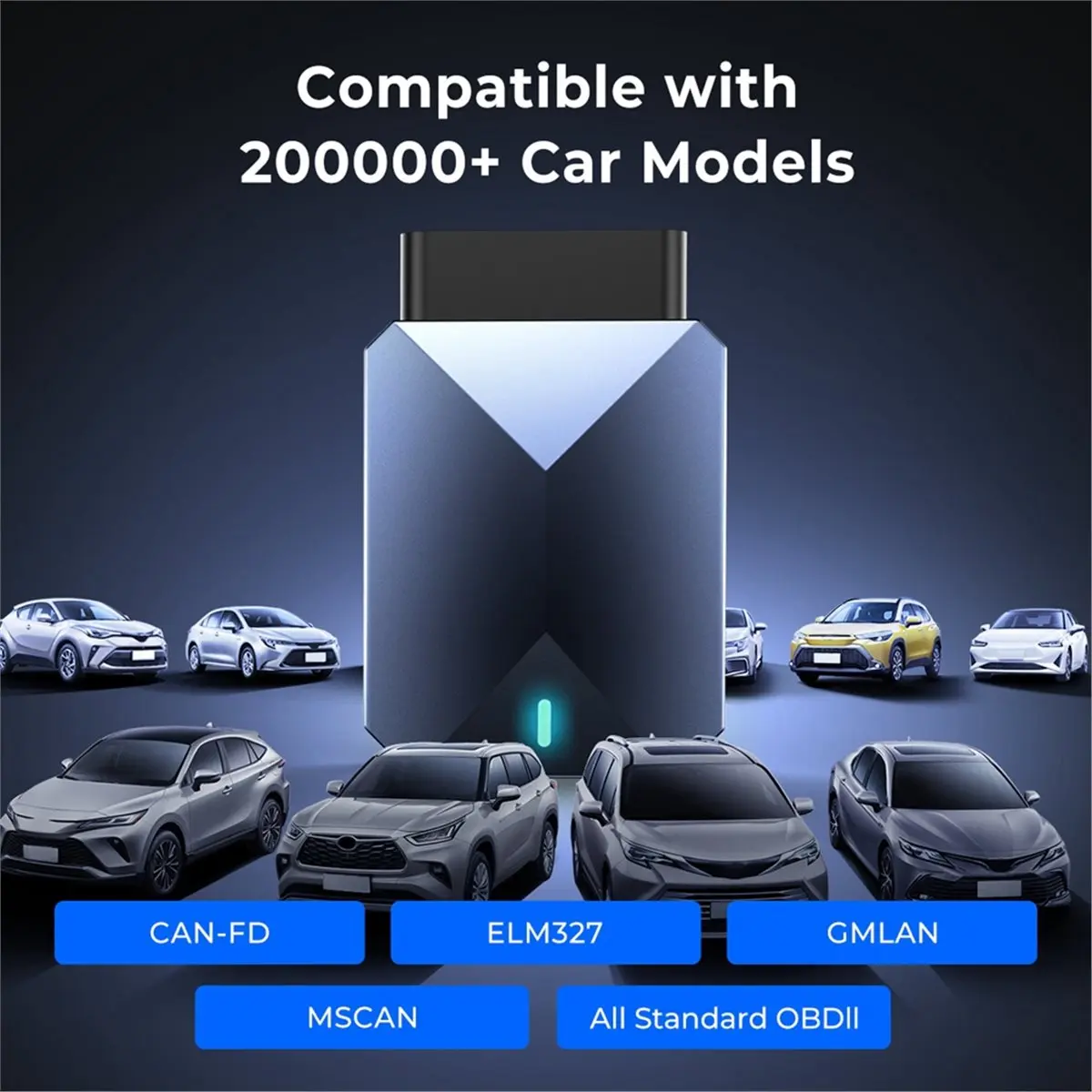BT200 MAX AI Diagnostic Tools with Cable for Prototol Full System OBD2 Scanner 15 Resets Free Update
