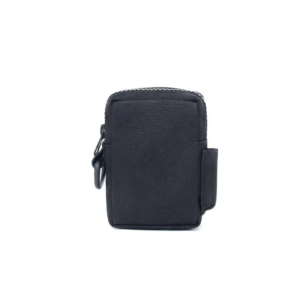 

Однотонная поясная сумка из прочного материала, легкая, многофункциональная, в простом стиле, с несколькими карманами, сумка для аксессуаров.