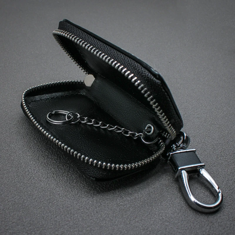 لشركة هيونداي نيسان جيب تويوتا شيفروليه فيات أوبل كيا اكسسوارات السيارات محفظة مفاتيح جلدية حقيبة مفاتيح السيارة حافظة مفاتيح متعددة الوظائف #5