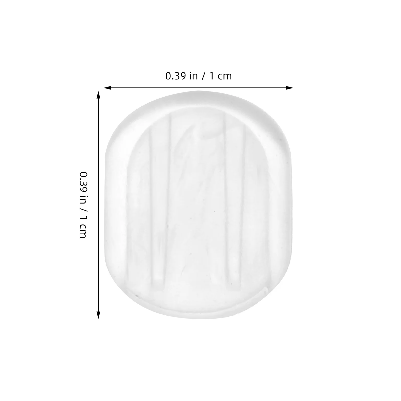 40 قطعة مضادة للألم على منصات لينة واضحة القرط ظهورهم وسائد لينة واضحة لصنع المجوهرات الرياضية القرط ظهورهم #3