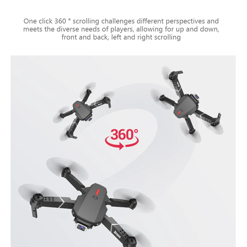 جديد E88 Pro WIFI FPV الطائرة بدون طيار زاوية واسعة HD 4K 1080P كاميرا مزدوجة الارتفاع عقد RC طوي كوادكوبتر درون هليكوبتر اللعب هدية