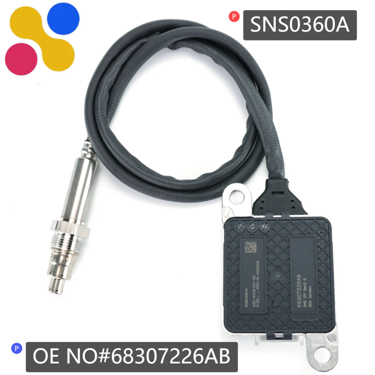 

68307226AB SNS0360A NOx Sensor New Nitrogen Oxide Sensor for CHRYSLER 12V for Dodge Ram 2500 3500 6.7L Diesel Engine Truck Parts