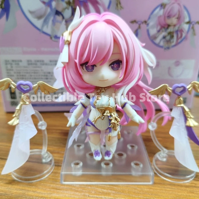 In Stock Honkai Impact 3rd Elysia Herrscher Of Human:Ego Nendoroid Cute Pink Anime Ovable Figure 10cm Collectible Statue Gifts