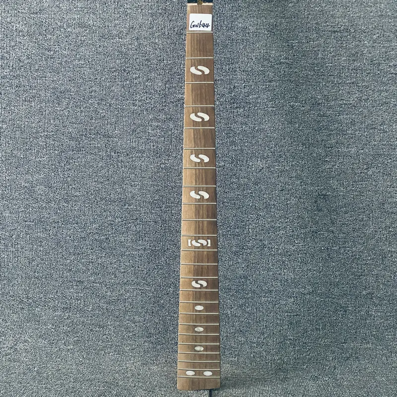 GN644  Black Color 5 String Electric Bass Unfinished Genuine and Original HB Bass Neck 24 Frets Damages DIY Replace