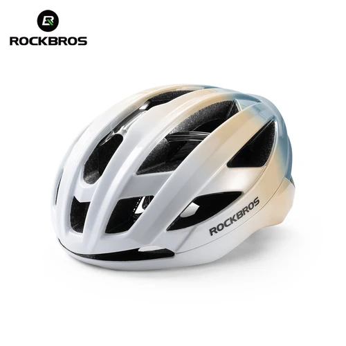 ROCKBROS Casco de ciclismo ligero transpirable antibacteriano moldeado en una pieza con hebilla magnética ajustable Casco de seguridad para ciclistas