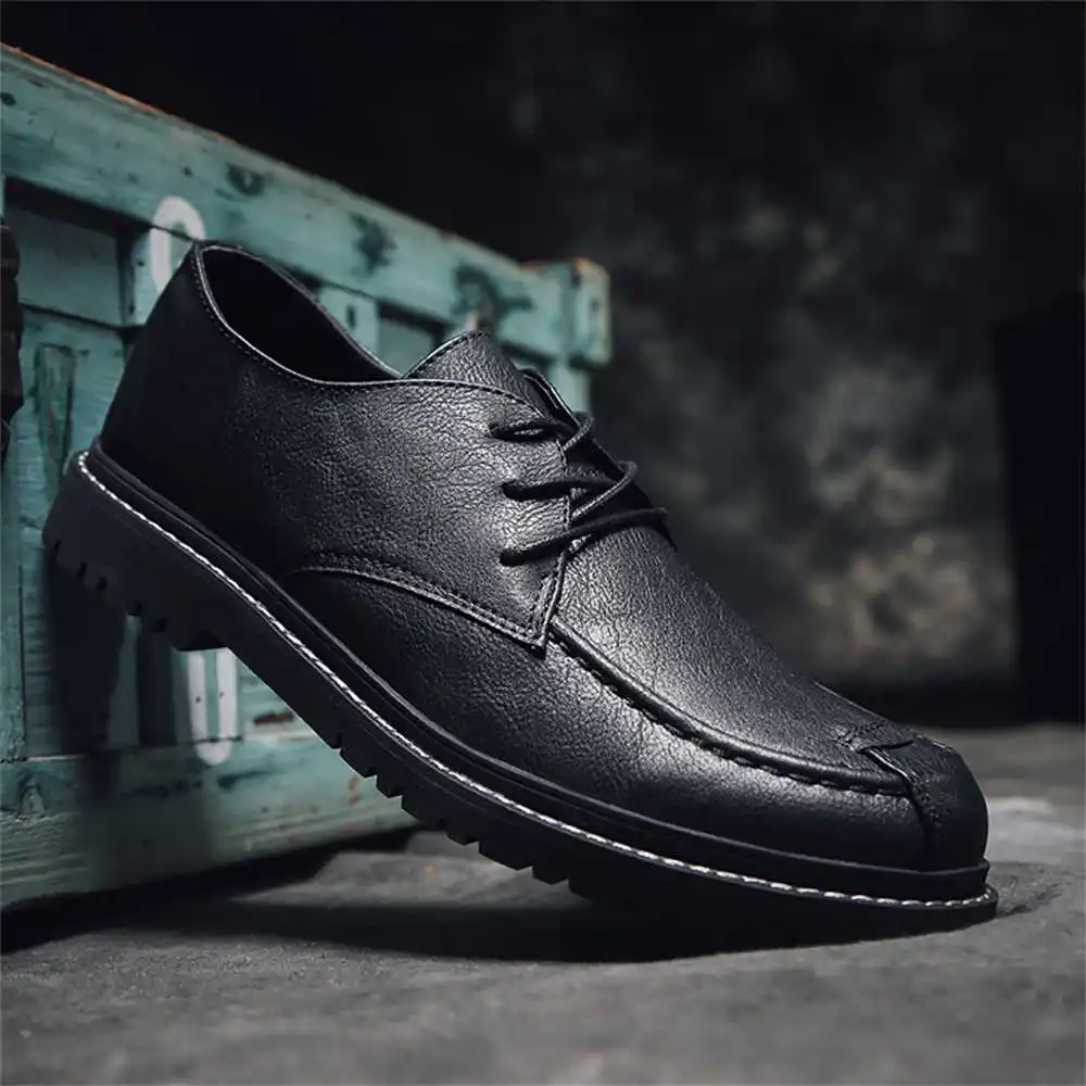 Size 38 Elegant Men's Spring Autumn Sneakers Brown Loafers Men Running Shoes Men Jogging Sport Brands Upper