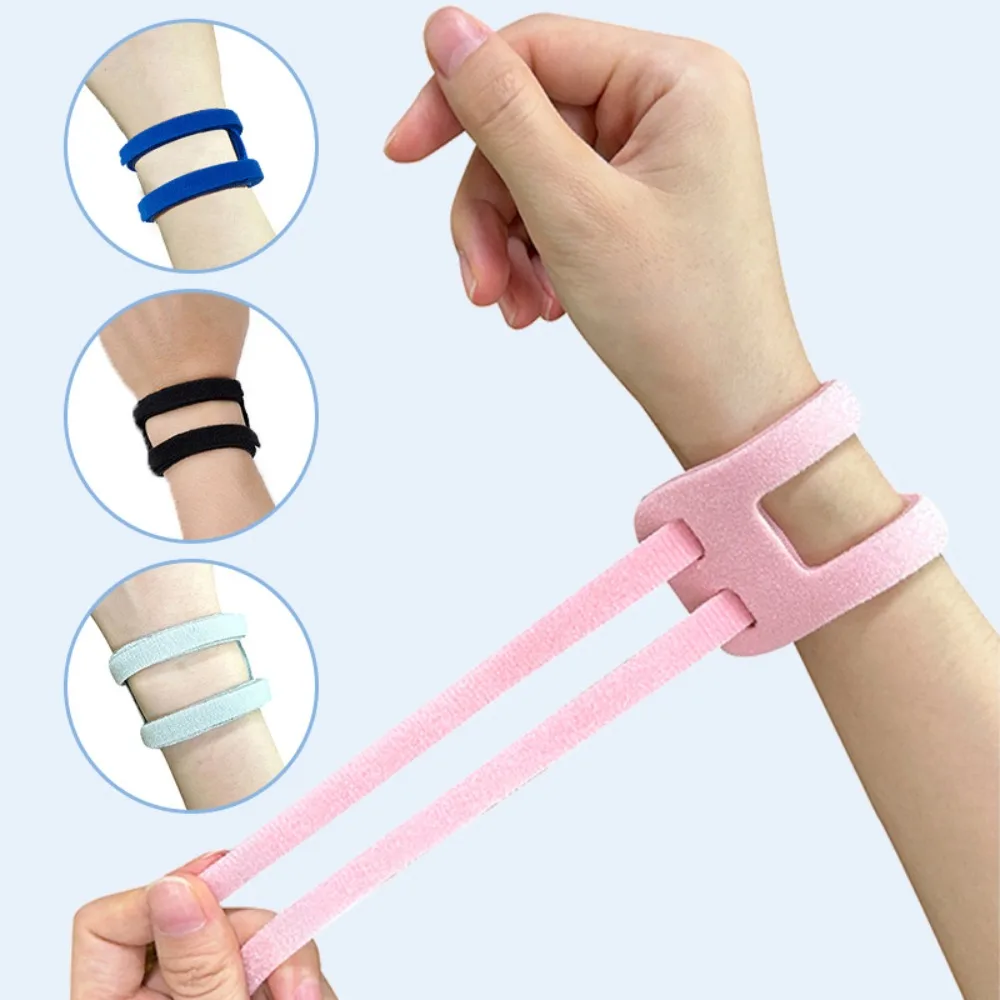New Polyester Fiber Elastic Pressure Wrist Strap Comfortable Solid Color Wrist Brace Fitness Wristbands Sprain Prevention