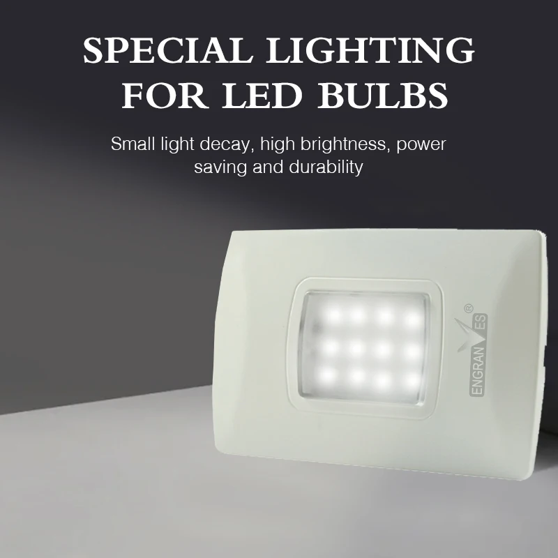 LED Emergency Light Indoor Corridor Lamp Embedded Fire Fighting Light Wire Link Rechargeable Evacuation Lamp for Power Outage