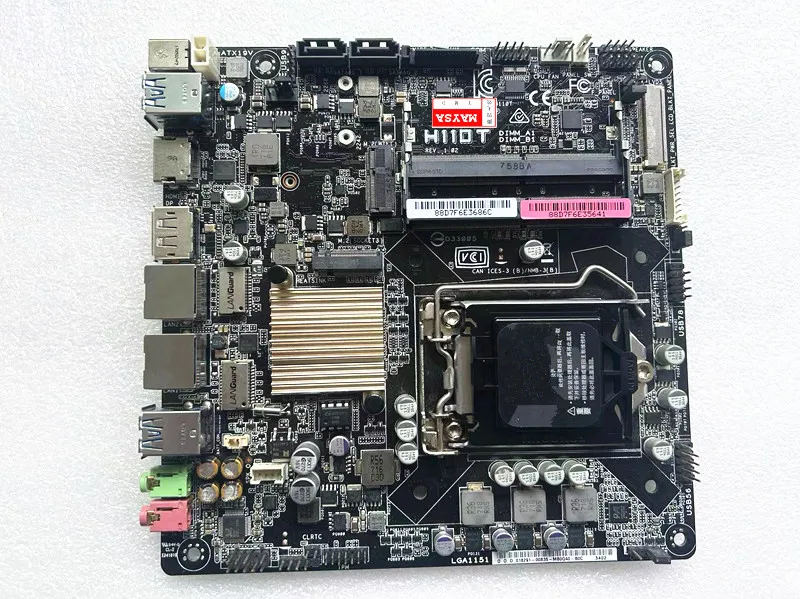 

Suitable for ASUS H110T MINI-ITX dual network card all-in-one motherboard 100% test ok send