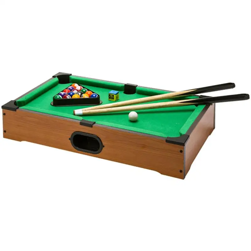 

Tabletop Pool Game Pool Tables Set Accessories Equipment Family Fun For School Family Gathering Travel Outdoor