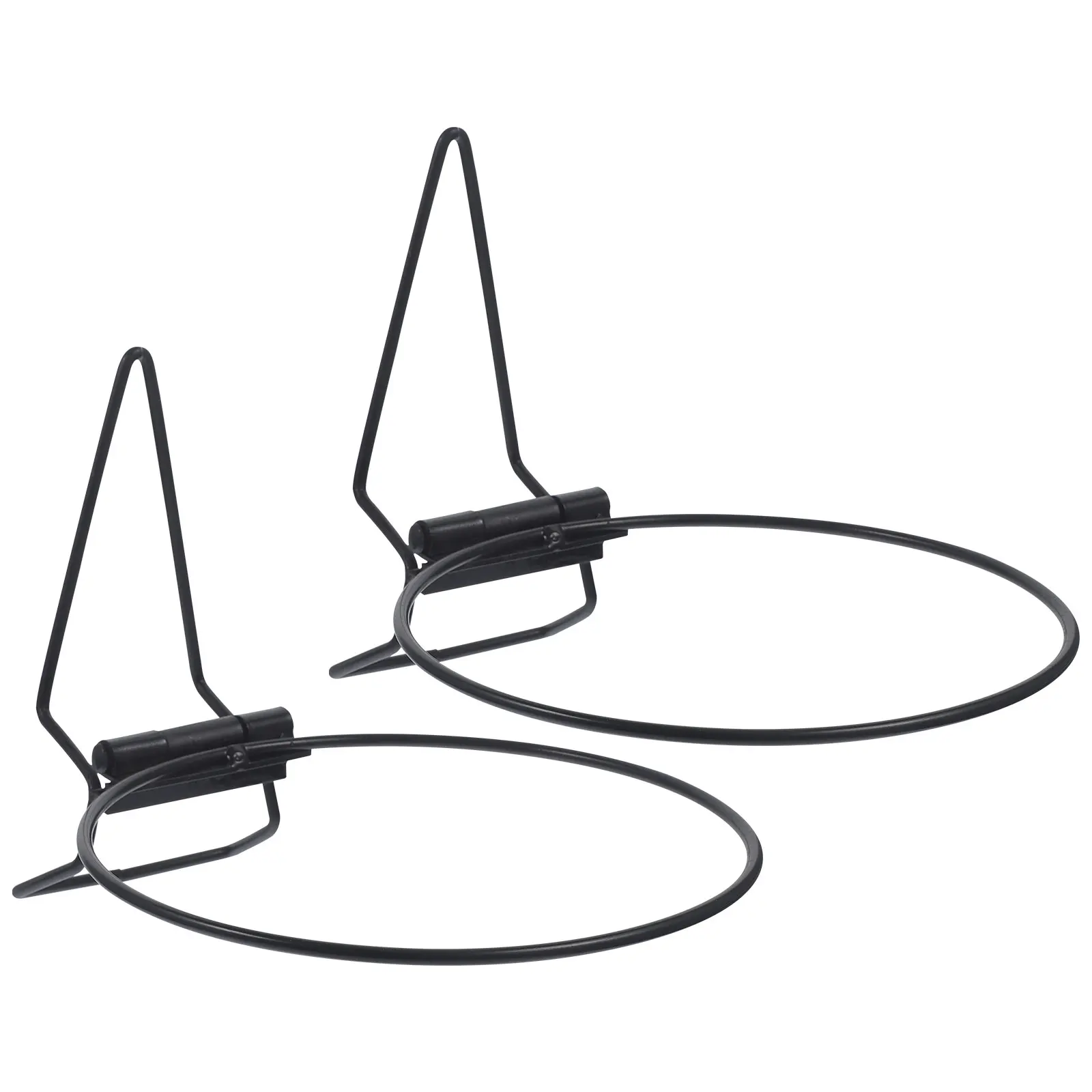 

2pcs Hanging Flower Pot Stand 17cm Foldable Iron Planter Hanger for Balcony Window Fence Planters Outdoor Indoor Decor