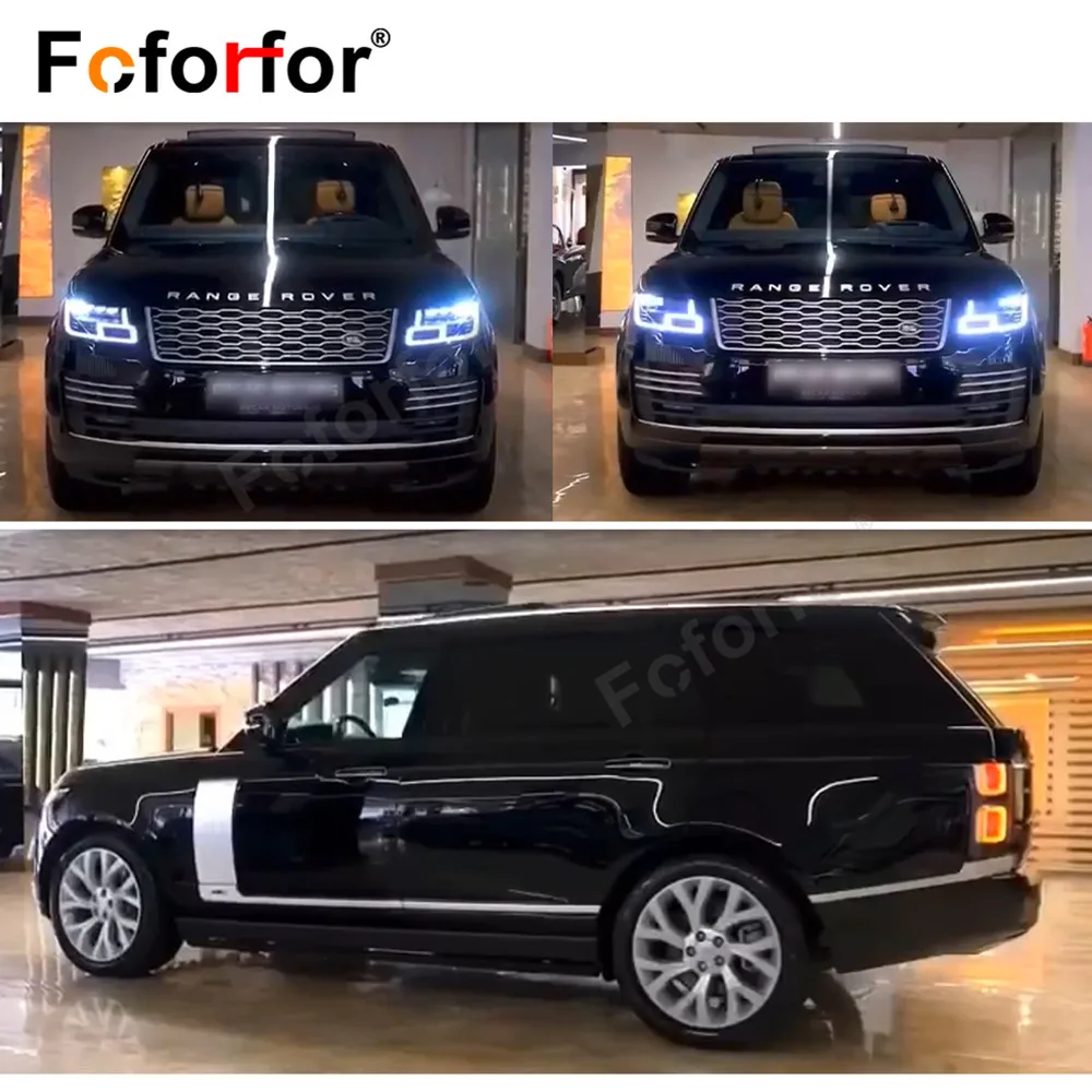 Car Lighting For Land Rover Range Rover Vogue 2013-2017 LED Headlight High Low Beam Upgrade Head Lamp Accessories