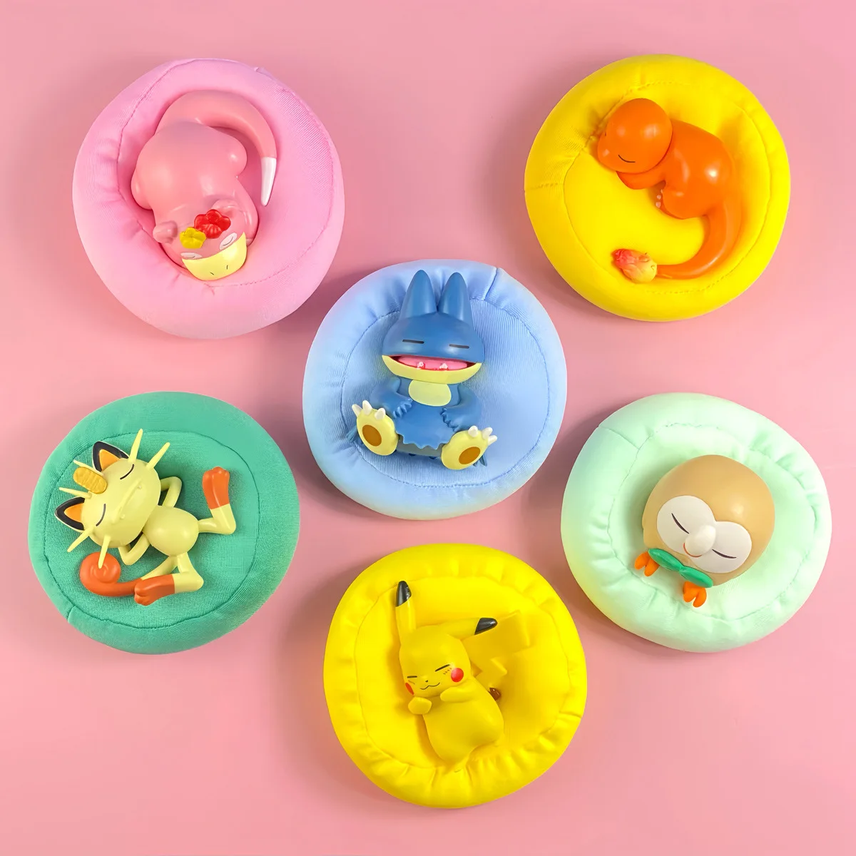 Sleeping Position Pet Pok É Mon Pok É Mon Pikachu Bulbasaur Kirby Beast Figurine Figurine