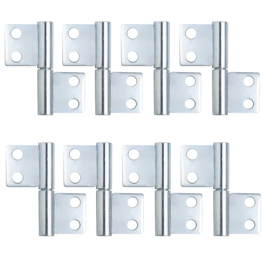 

8PCS Steel Industrial Hinges Detachable Distribution Box Hinge Mechanical Equipment Hinge Switch Electric Cabinet Door Hinges