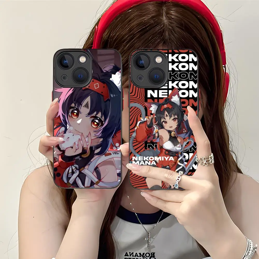 

Чехол для телефона Zenless Zone Zero Nekomiya для iPhone 17, 16, 15, 14, 13, 12, 11 X XR XS 8 7 Air Pro Max Plus Mini, красочный силиконовый чехол