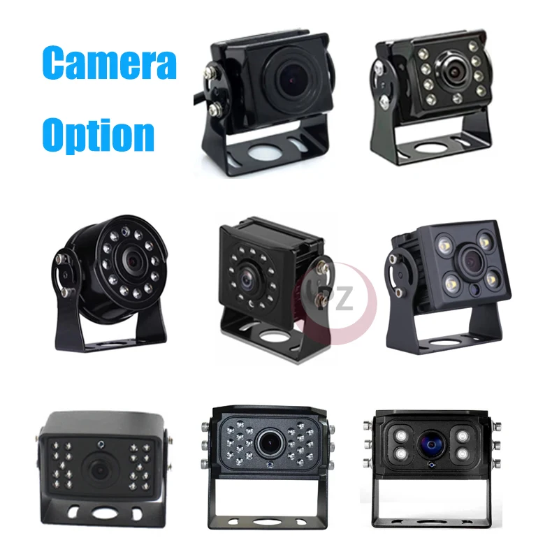 Hot Selling 7 Inch Split Screen Loop Recording Truck Rearview Monitor System Night Vision Waterproof DVR Reverse Camera Kit