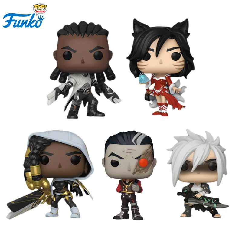 Funko Pop-serie de videojuegos League of Legends LOL Ahri/Lucian/Silco/Heimerdinger, juguetes para regalo para niños, adornos de modelos coleccionables