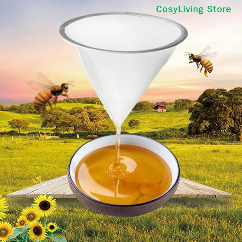 [CL]35CM Honey Strainer Net Ultra-fine Impurity Filter Cloth Beekeeping Tool Funnel[CL]