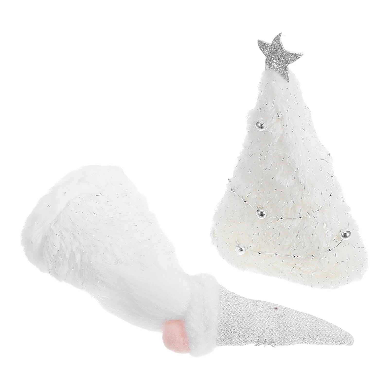 

2Pcs Gnomes No-Face Ornament Holiday Tree Decorations Xmas Treetop Accessories Christmas Window Display Decor Festive Tree