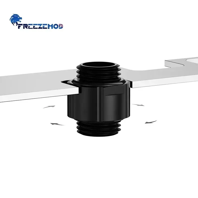 

FREEZEMOD PC Cooling M-M Connection Fitting,Standard Type Connect PUMP-Res,Hexagonal Design Smooth Surface, GDS-D14,4 Colors