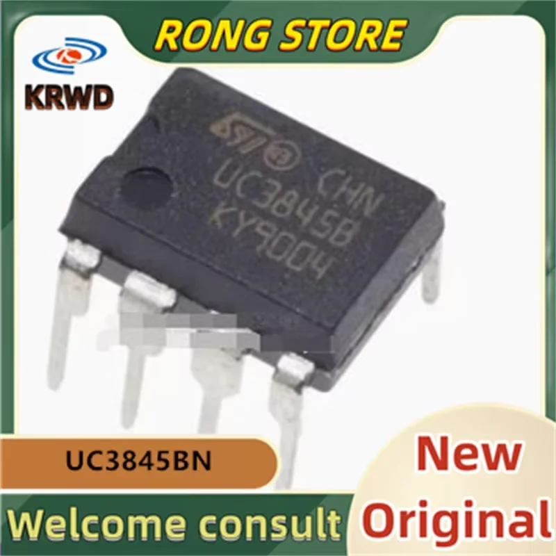 

5PCS UC3845B New and Original Chip IC DIP-8 UC3845BN UC3845 U3845 3845