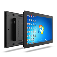 17 19 21.5 Inch industrial all in one pc panel tablet pc with resistive touch screen computer built-in wifi com for win10 pro