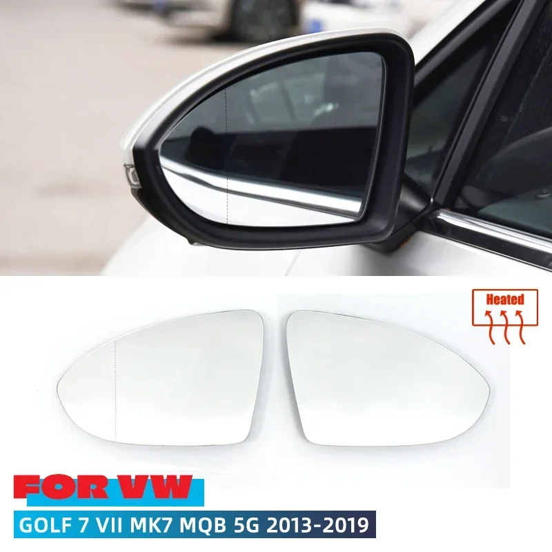

Прозрачное стекло зеркала заднего вида с подогревом для Volkswagen VW Golf 7 MK7/MK7.5 GTI GTD 2012-2021 Touran 5T Замена