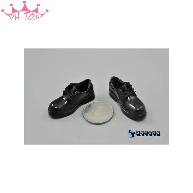 

Black 1/6 Scale Female Soldlier Hollow Lace Up Jk Shoes Student Shoes Model for 12" Action Figure Phicen Doll Accessory