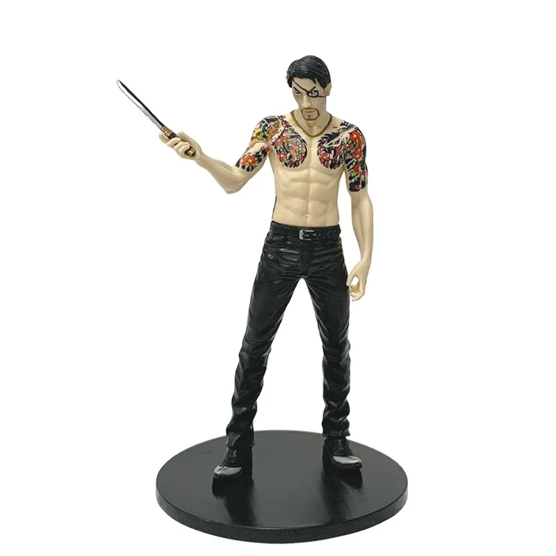 17cm YAKUZA Game Anime Figure Goro Majima Kiryu Kazuma Yakuza Action Figures Figurine PVC Collection Model Toys Halloween Gift