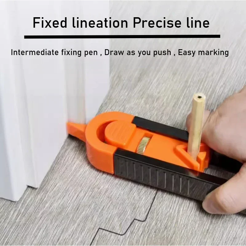 Adjustable Profile Gauge with Locking Mechanism - Precision Contour Tool for Woodworking & Irregular Shape Measurement