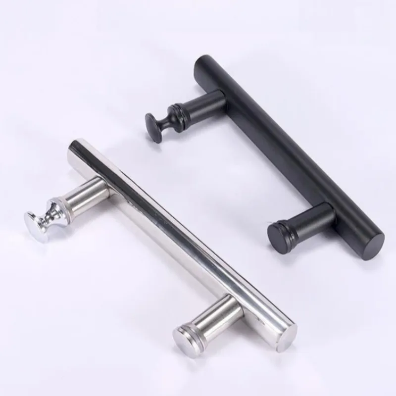 Bathroom Glass Door Sliding Door Handle Hole Spacing: 145mm Bathroom Door Handle - Stainless Steel 304. view 3