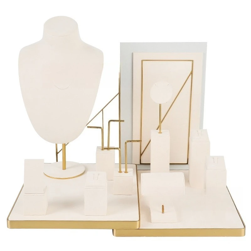 High-end display stand jewelry props ring earrings rack jewelry window display jewelry rack display props