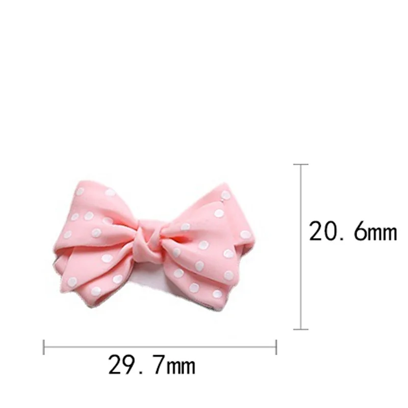 10pcs Kawaii Diy Resin Mini Bows Embellishments Cabochons Flatback Planar Miniatures Accessories Scrapbooking Jewelry Decoration