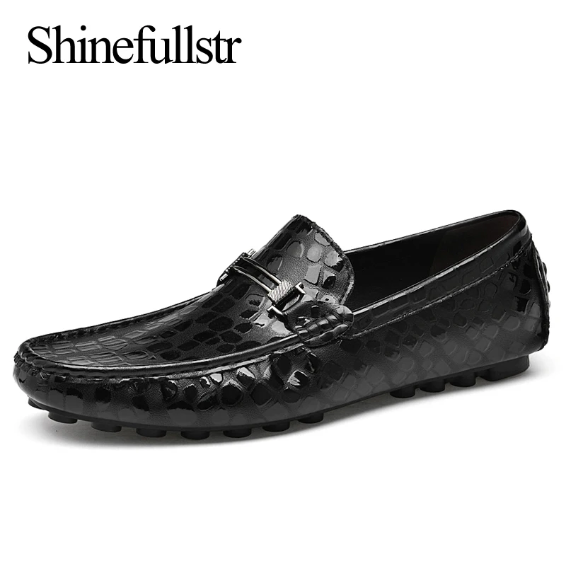 

Spring Autumn Mens Loafers Shoes Luxury Leather Loafers Men Lofer Shoe Big Size Mocasines Hombre 46 47 Dropshipping