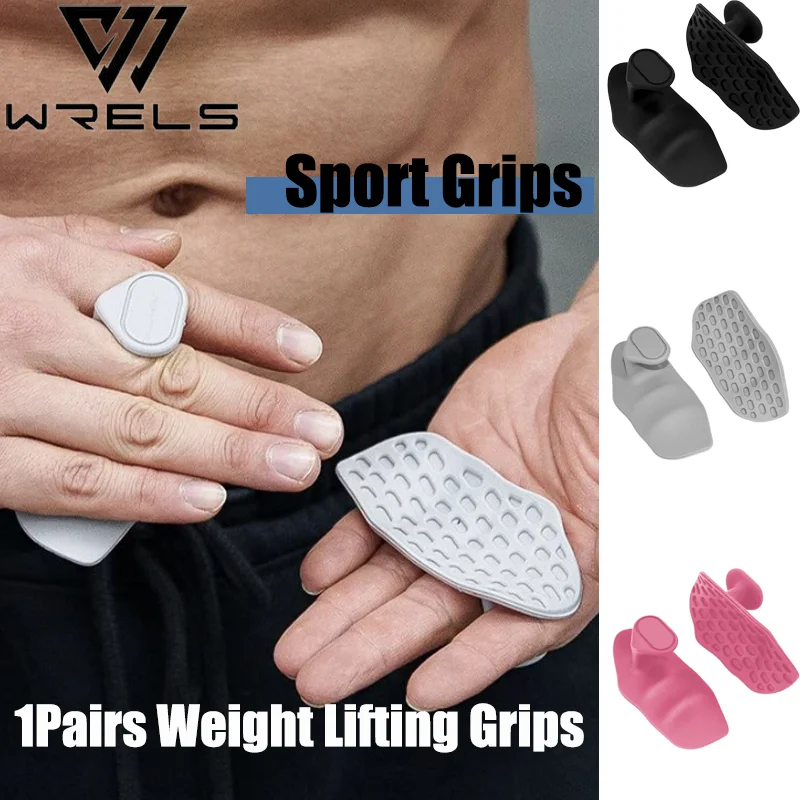 1Pairs Weight Lifting Grips Unisex Anti-Slip Cross Training Hand Protection Grips Ergonomic Pull-Ups Gym Workout Hand Protector