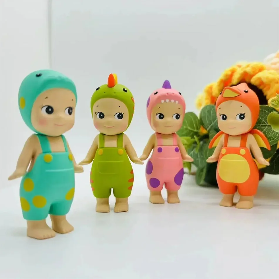 新恐竜エンジェルブラインドボックスシリーズコンピュータ携帯電話装飾オーナメントかわいいミニフィギュアアニメモデル