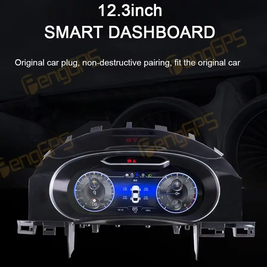 Car Virtual Cockpit Instrument For VW Volkswagen Touareg 2003-2010 Digital Cluster Dashboard Auto Speed Meter Display Screen