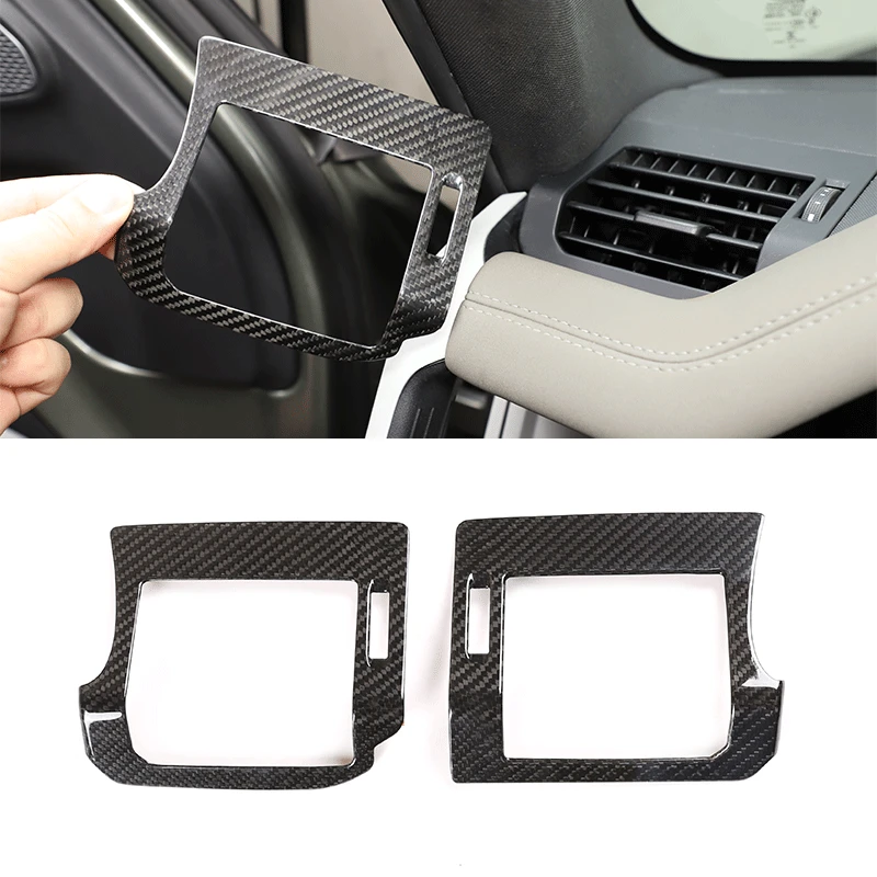 

The side air outlet frame is suitable For Land Rover Defender 20-21 true carbon fiber 2-piece set left peptide