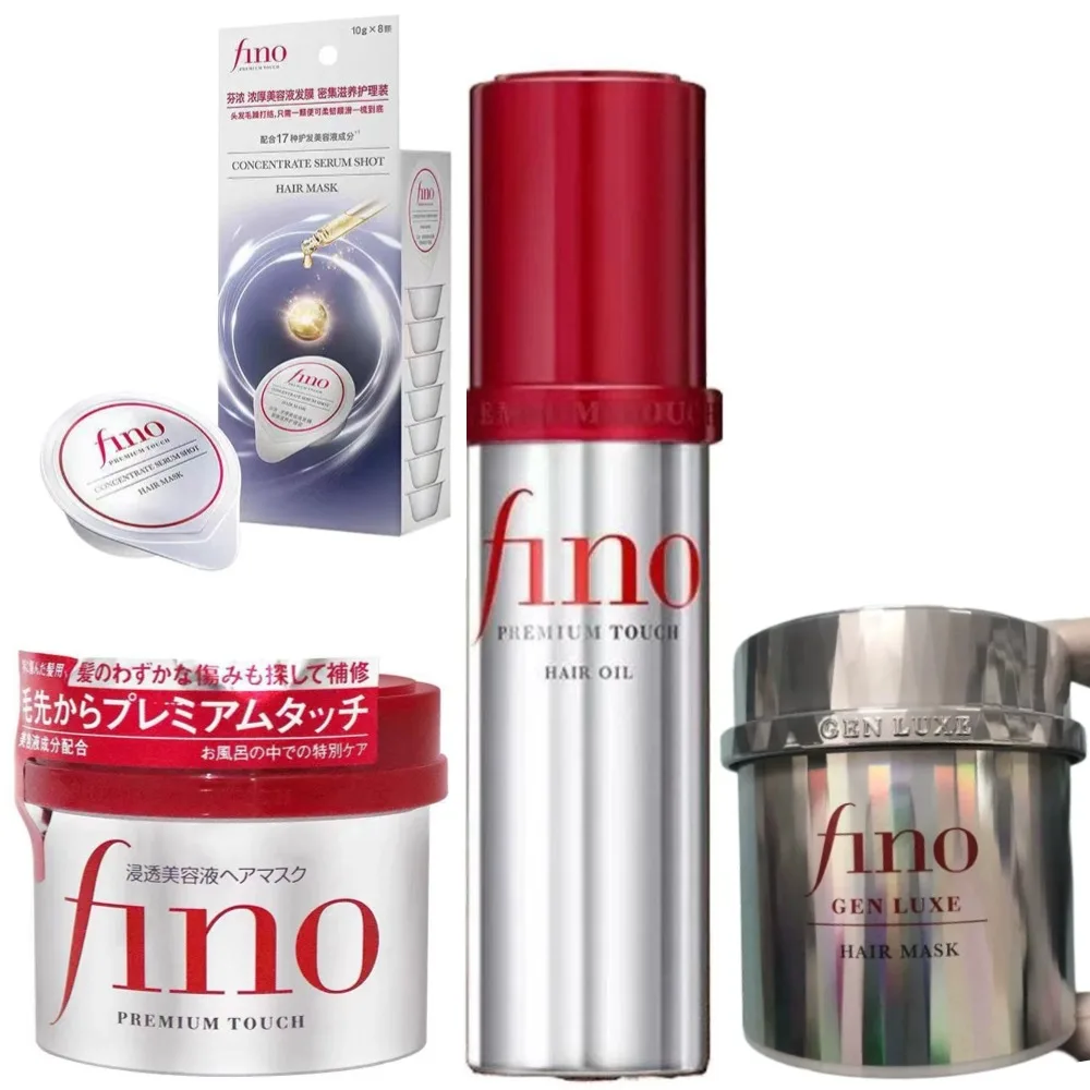 

Fino Conditioner Hair Care Mask Luxury Essence Hair Mask Stronger Shinier For Repair Dry Damage Hair Rejuvenating Beauty Essence