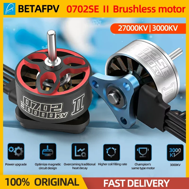 

4 шт. BETAFPV 0702 II 0702SE II бесщеточные двигатели 0702 FPV двигатели 27000KV 30000KV для Air65/Meteor65 Pro Frame Drone