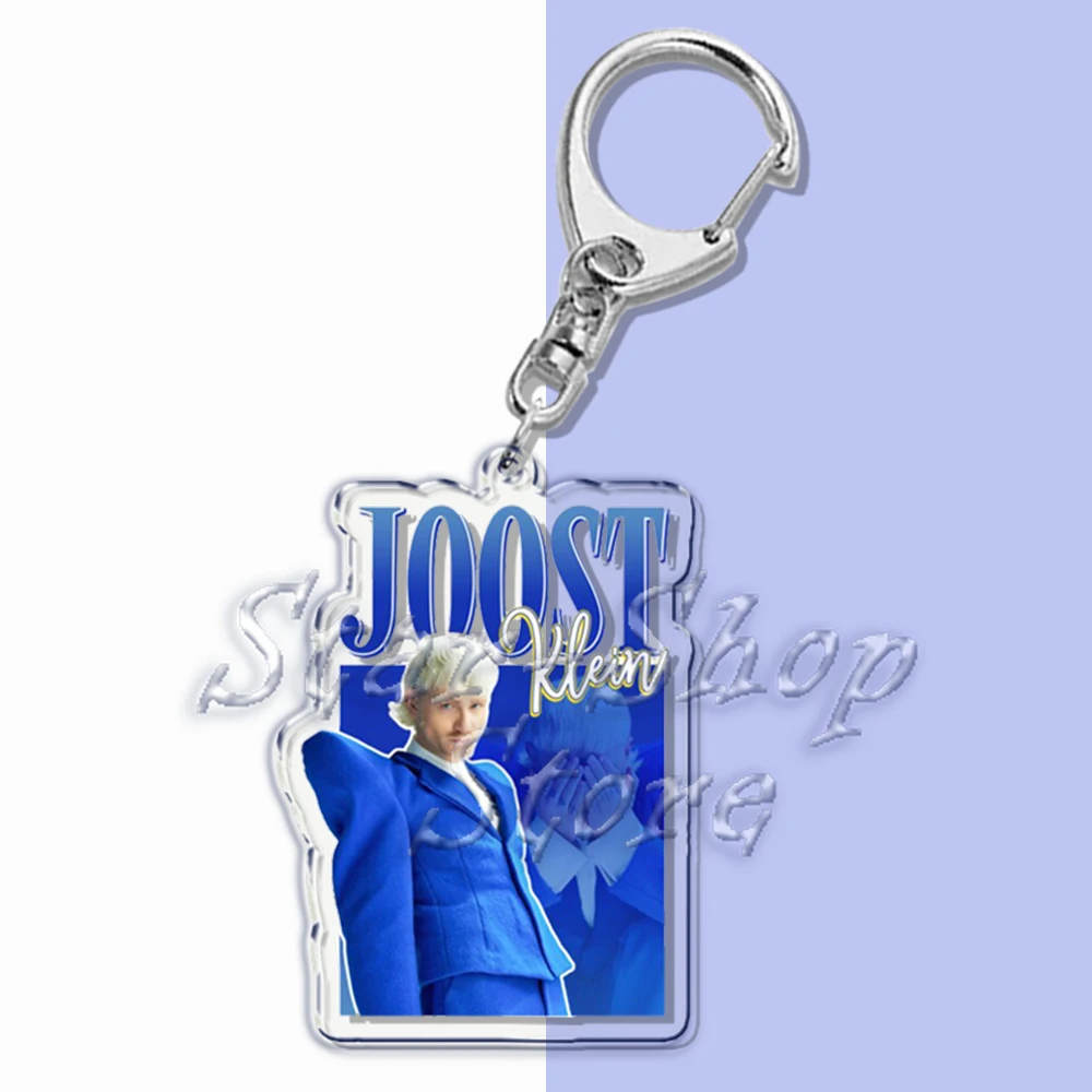 Hot Eurovision Joost Klein Keychains Ring for Accessories Europapa Joost Klein Chaveiro Bag Pendant Key Chain Jewelry Fans Gifts