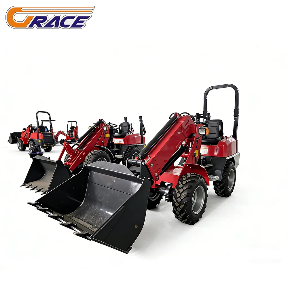 Customized 5 Ton Mini Loader Diesel Hydraulic Large Mini Loader for Industrial Construction