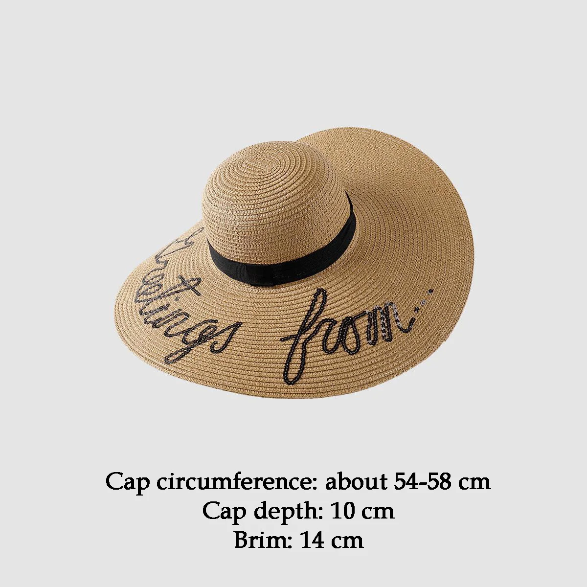 New Casual Summer Outdoor Women Wide Brim Hat Hand Woven Straw Hat Beach Bucket Sun Hat Foldable Crochet Straw Hat for Women