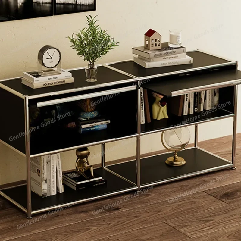 

Metal Organizer Living Room Cabinet Entryways Designer Luxury Corner Tv Cabinet Modern Doesn't Take Up Much Space Buffet Cabinet