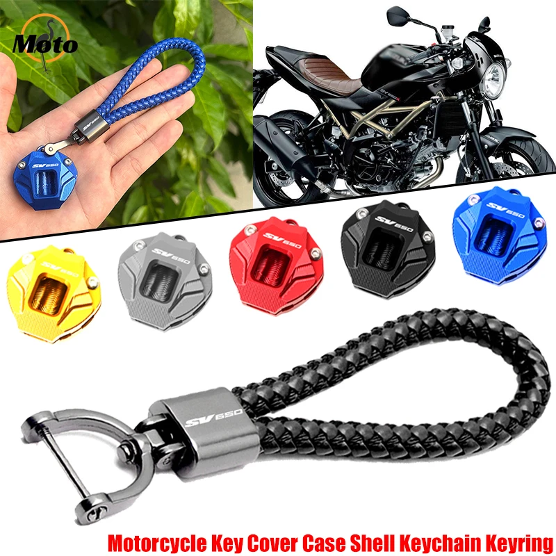 2024 Hot sale For SUZUKI SV650 S SV 650 SV650S SV1000 Motorcycle CNC Aluminium Key Cover Case Shell Keychain Keyring Key Chain