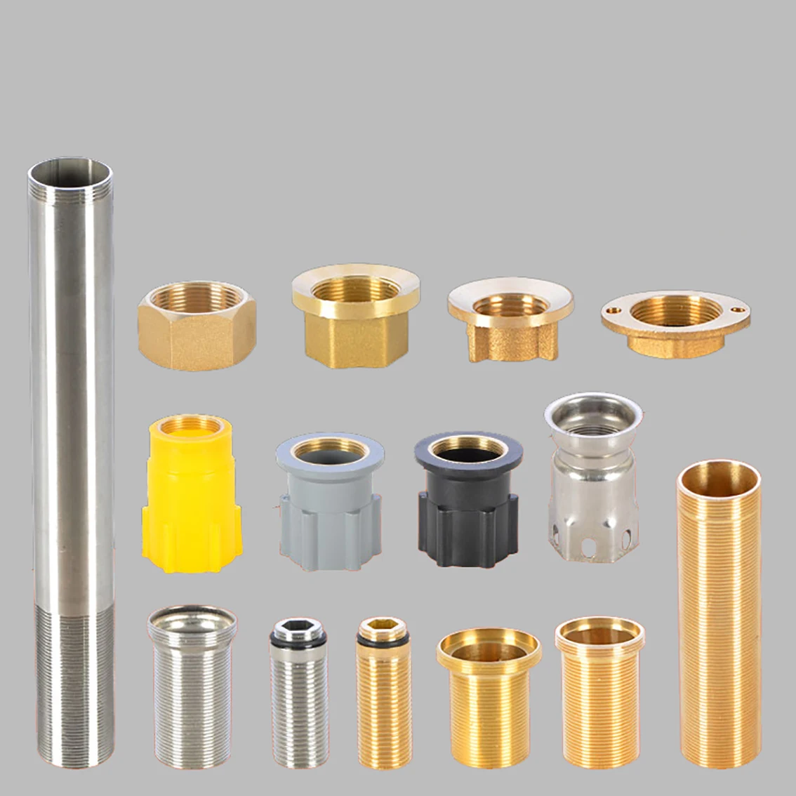 Copper/Brass Water Tank Fixing Lengthen Connector Female/Male Thread Swivel Pipe Fittings Nut Jointer Fish Tank Coupler Adapter