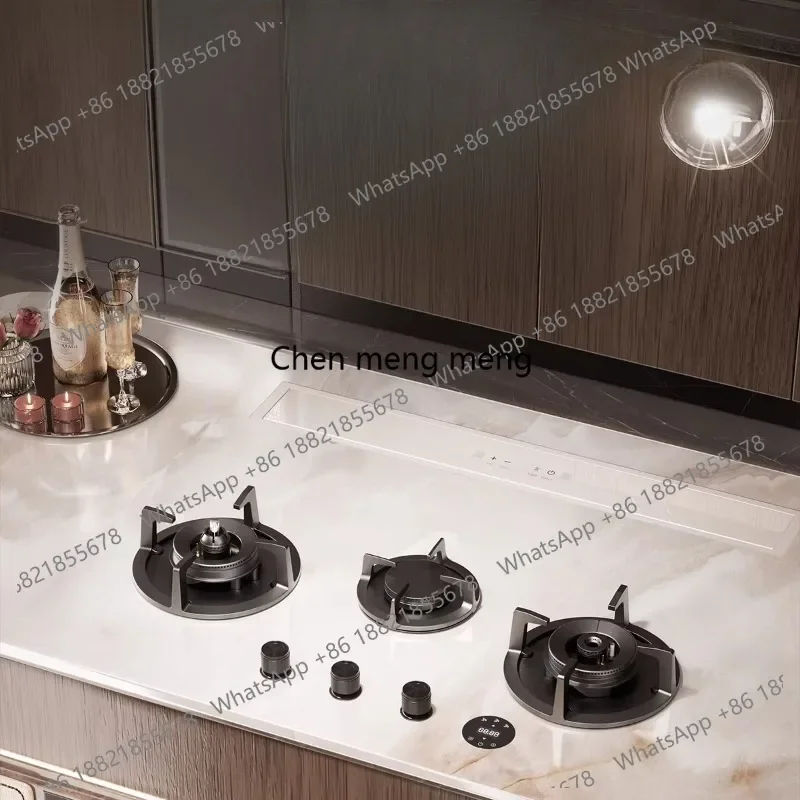 D80 Three-eye hidden rock slab gas stove fully embedded natural gas liquefied gas fire stove